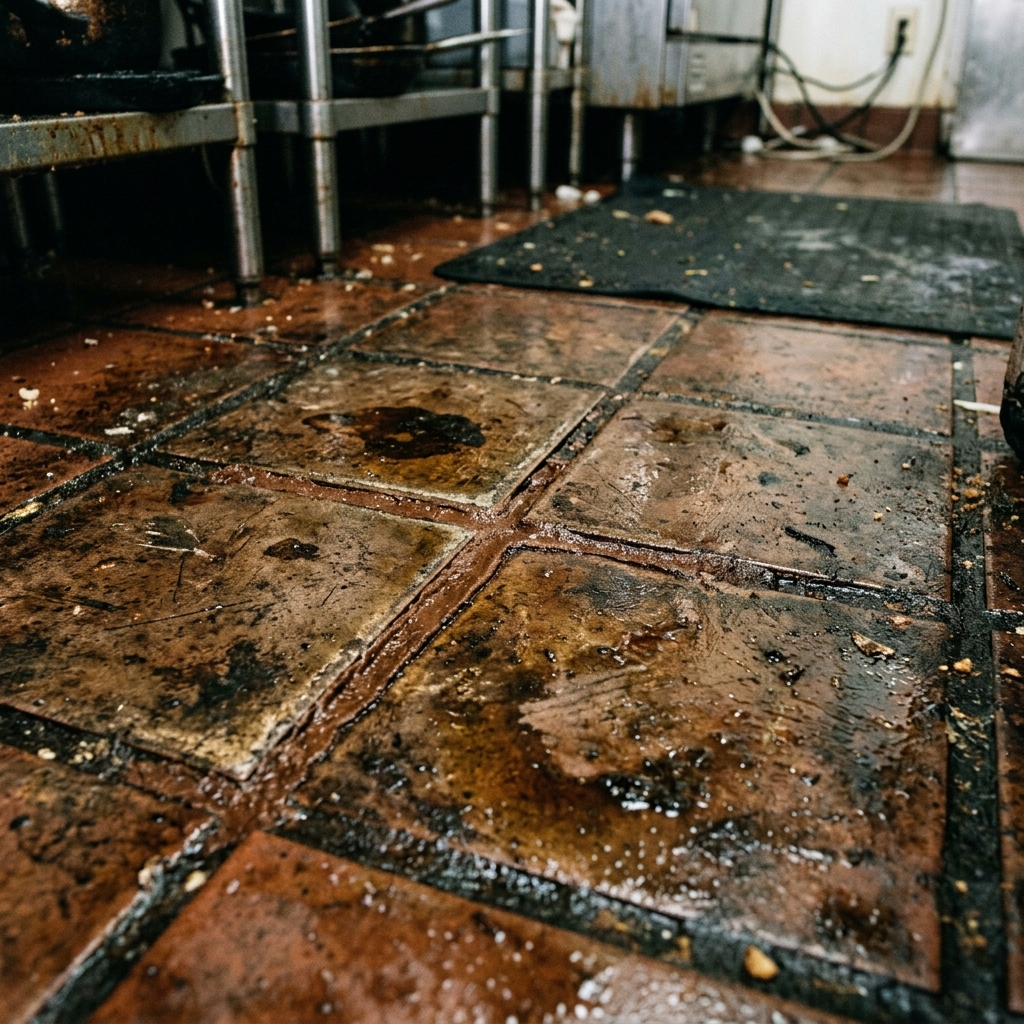 Dirty & Discoloured Grout