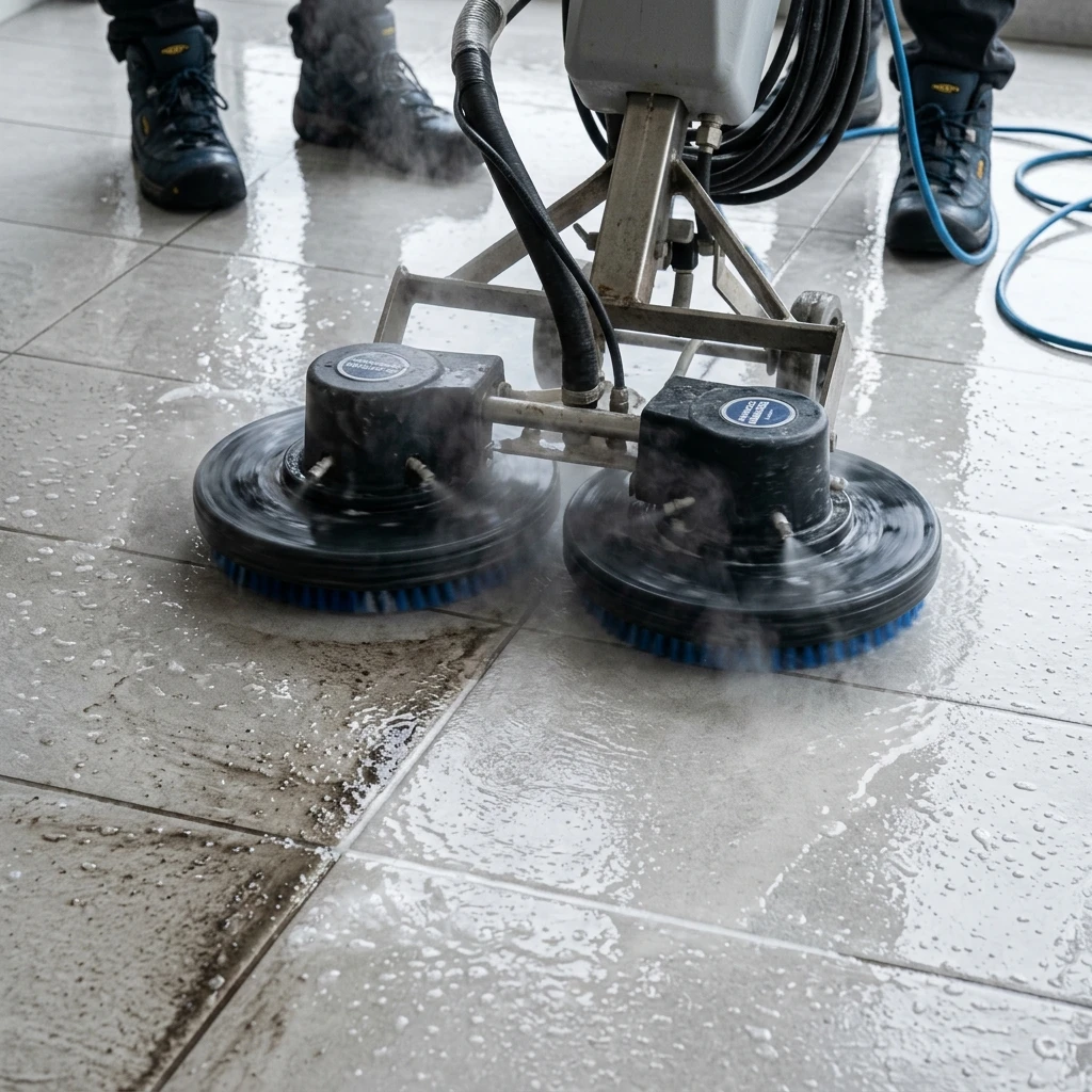 Deep Steam Rotary Cleaning vs. Traditional Mopping: Why Mops Fail